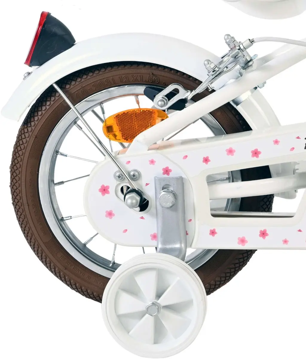Volare Blossom Kinderfiets 12 inch - Meisjes - Wit