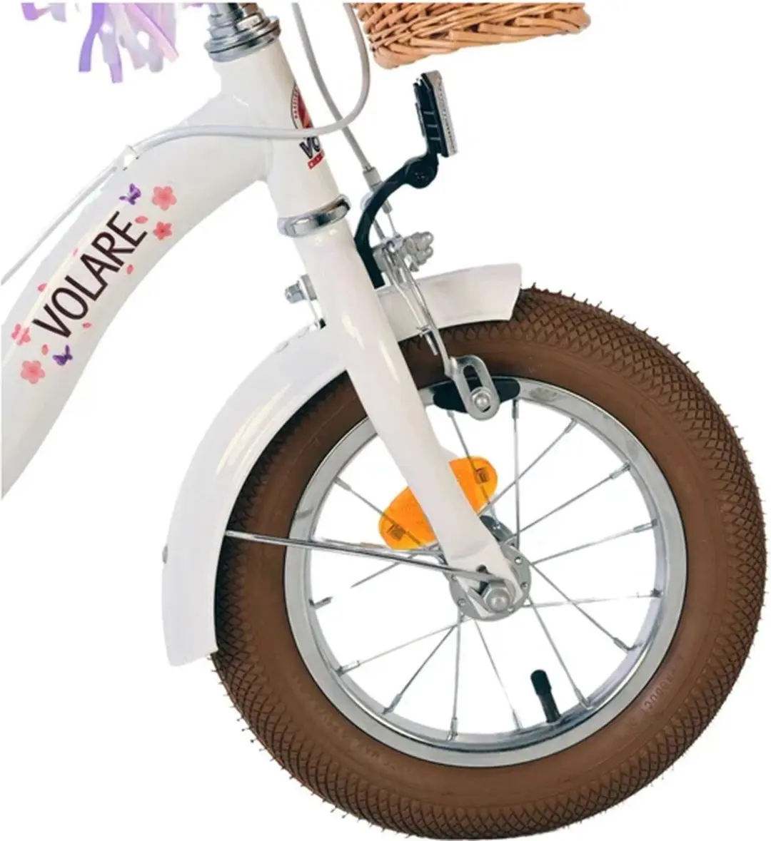 Volare Blossom Kinderfiets 12 inch - Meisjes - Wit