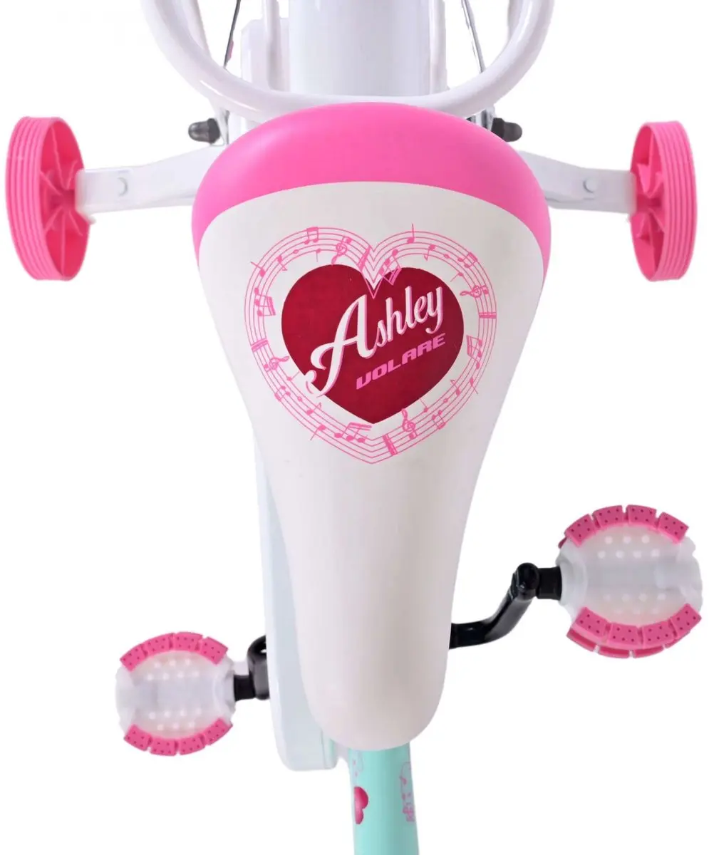 Volare Ashley Kinderfiets 16" - 1 Versnelling - Mintgroen/Wit - afbeelding 6 van 6