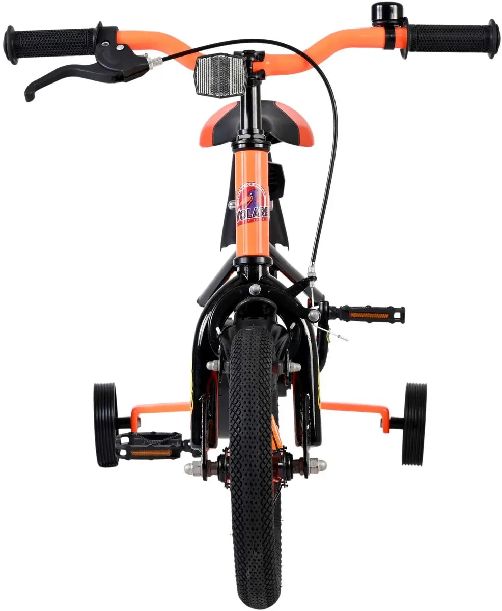 Volare Strike Kinderfiets 12 inch - Zwart Oranje