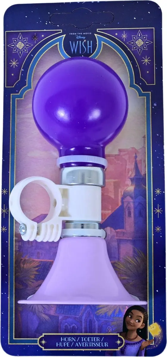 Volare Disney Wish Fietstoeter - Paars