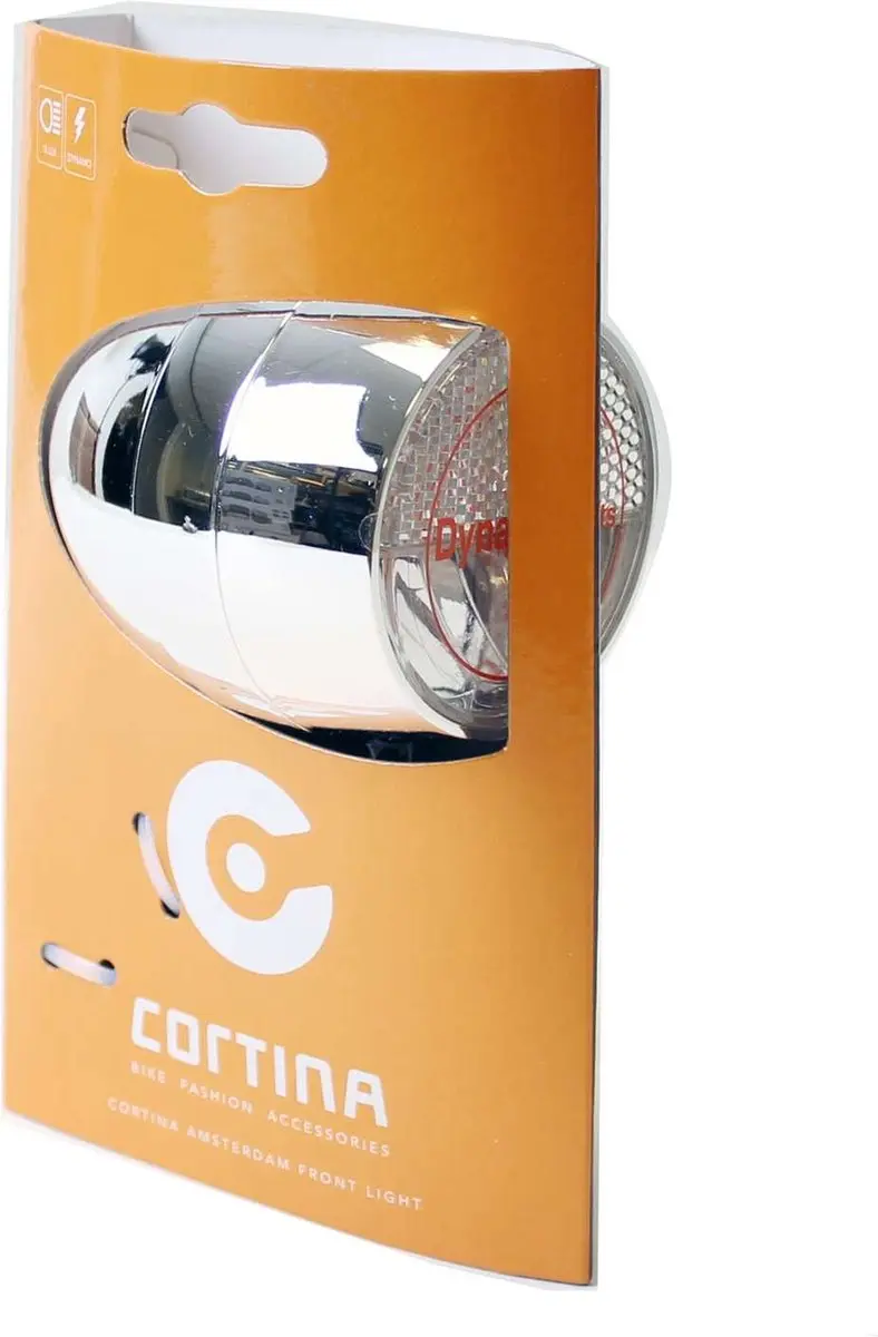 Cortina Amsterdam Dynamo Koplamp - Chroom