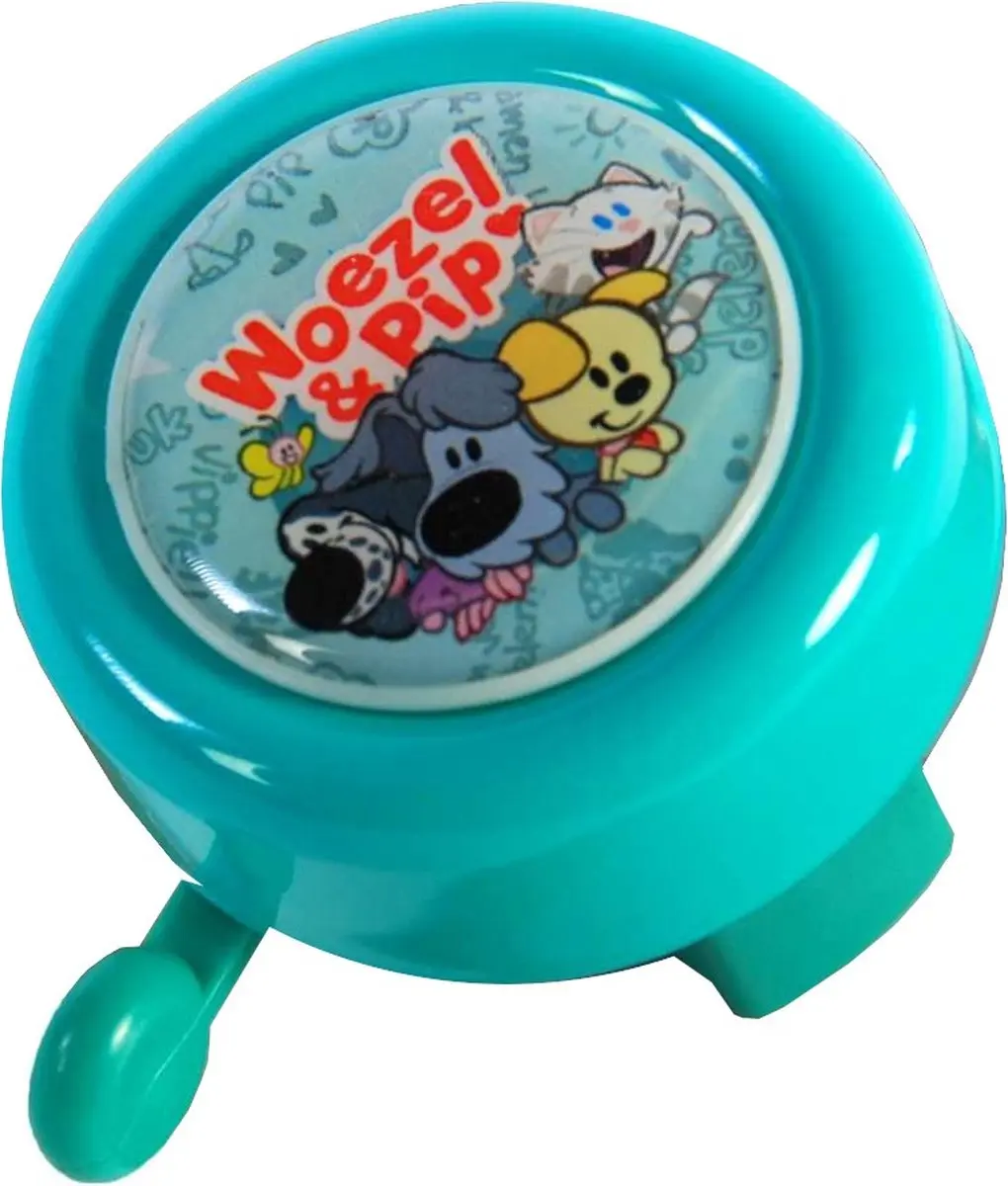 Volare Woezel & Pip Fietsbel - Mint Blauw - afbeelding 6 van 6