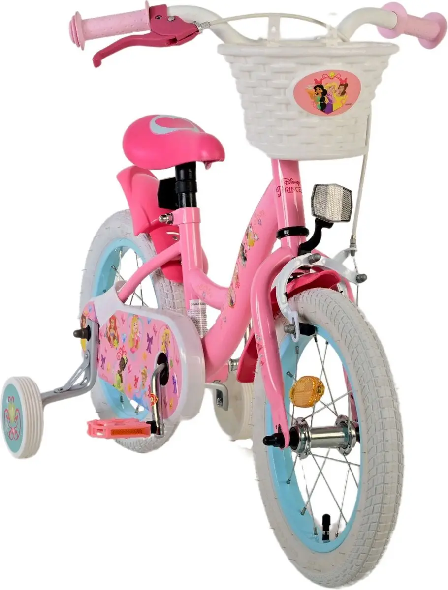 Volare Disney Princess Kinderfiets 14 inch - Roze
