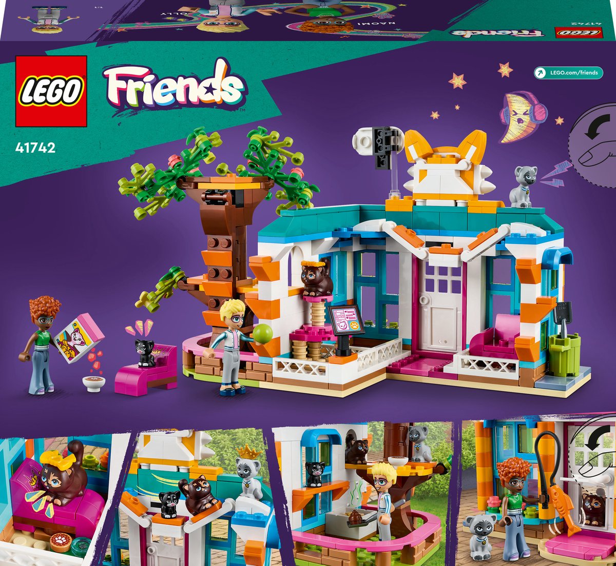 LEGO Friends 41742 Kattenhotel, Dierenverzorging Speelgoed