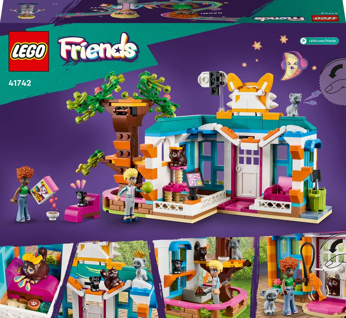 LEGO Friends 41742 Kattenhotel - 445 Stukken - afbeelding 4 van 6