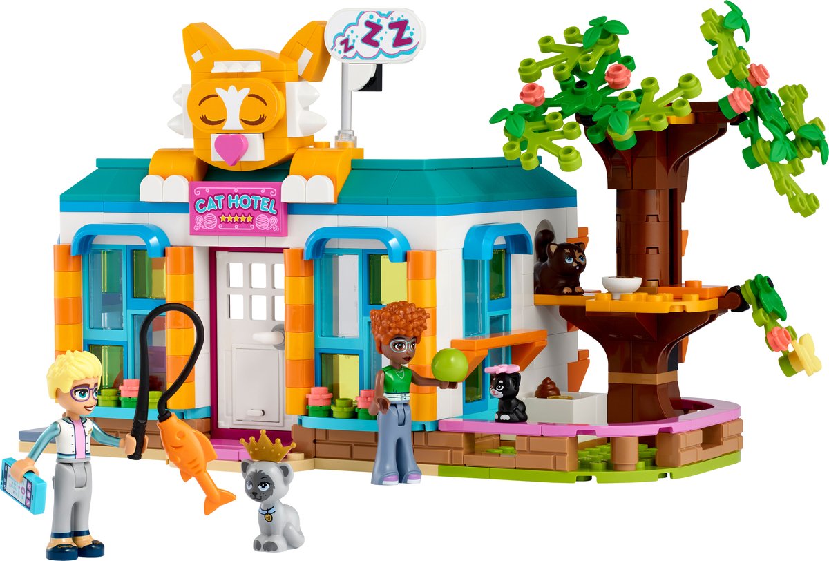 LEGO Friends 41742 Kattenhotel, Dierenverzorging Speelgoed