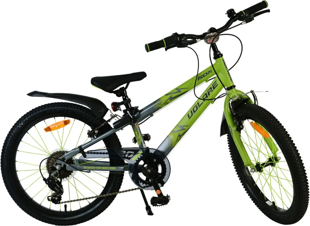 Volare Rocky Kinderfiets 20" - 7 Versnellingen - Groen/Grijs - afbeelding 6 van 6
