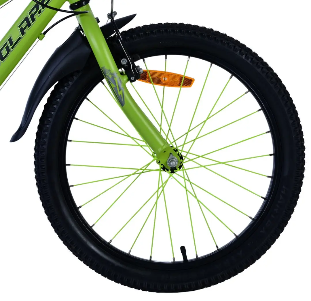 Volare Rocky Kinderfiets 20" - 7 Versnellingen - Groen/Grijs