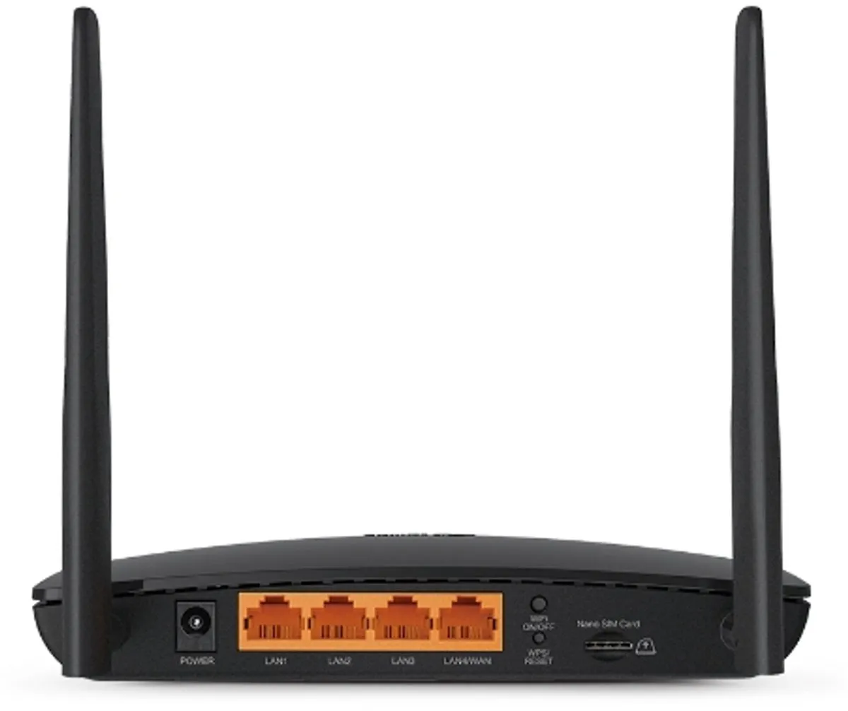 TP-Link Archer MR202 Dual-Band WiFi Router - 4x Ethernet - Zwart