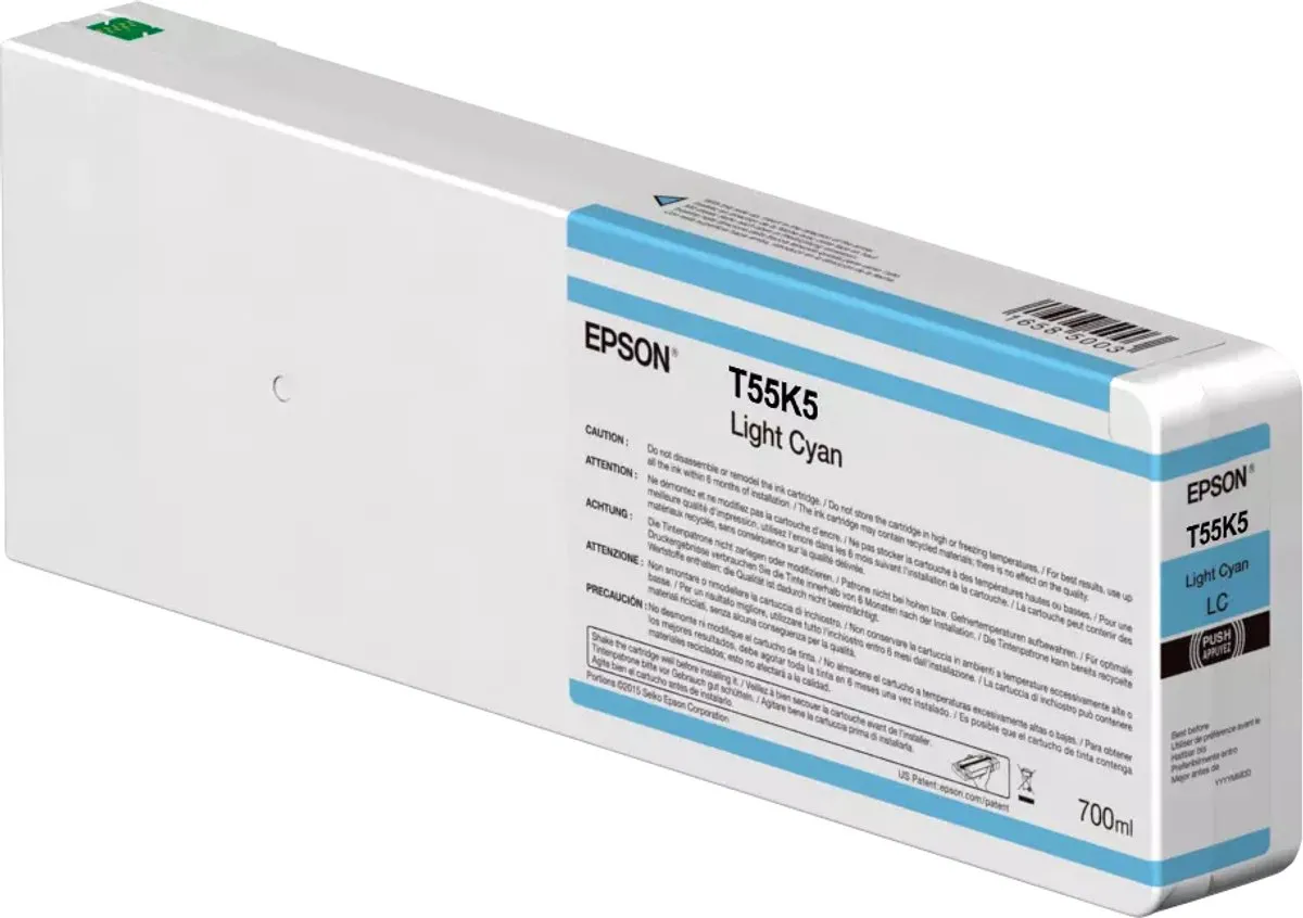 Epson T55K500 Inktcartridge Lichtyaan C13T55K500