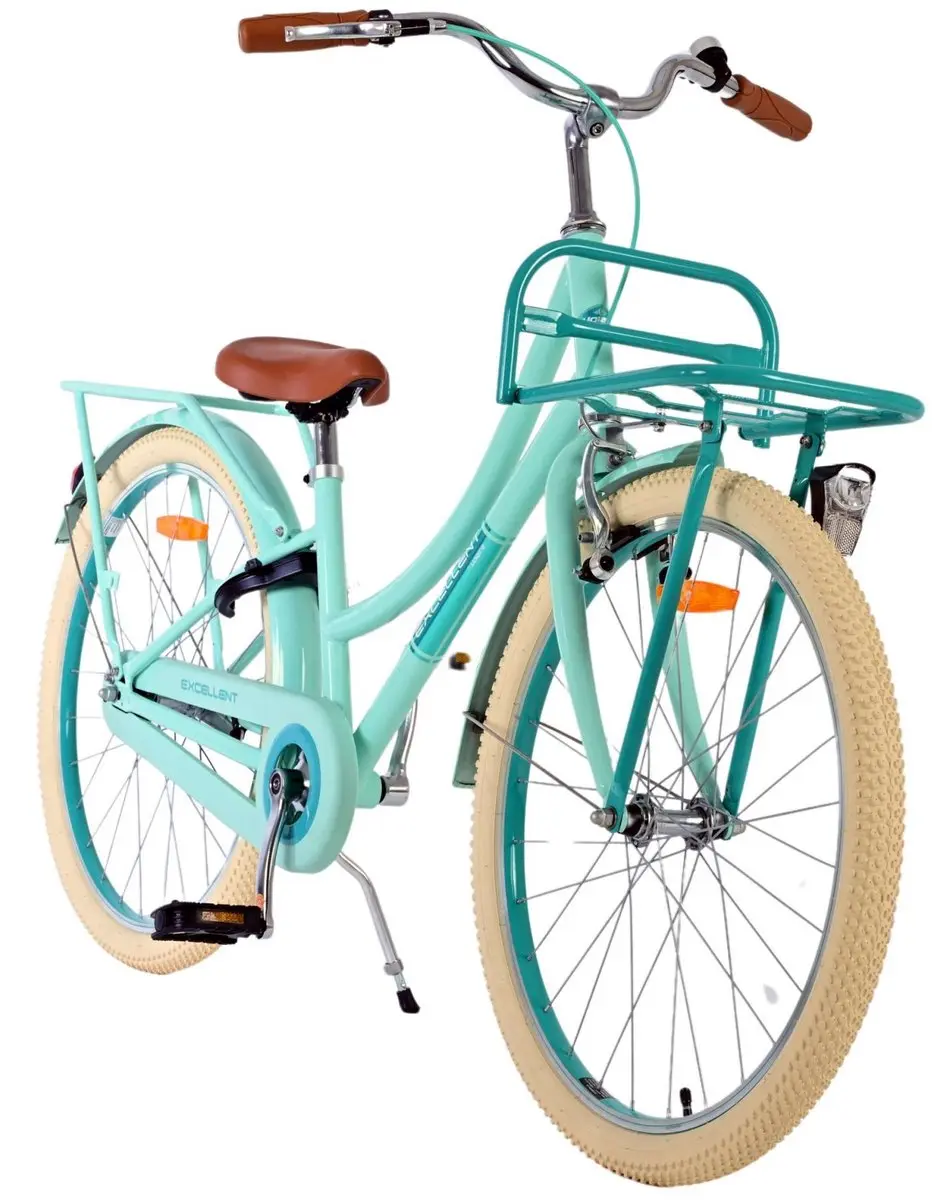 Volare Excellent Kinderfiets 24" Meisjes - 1 Versnelling - Mintgroen