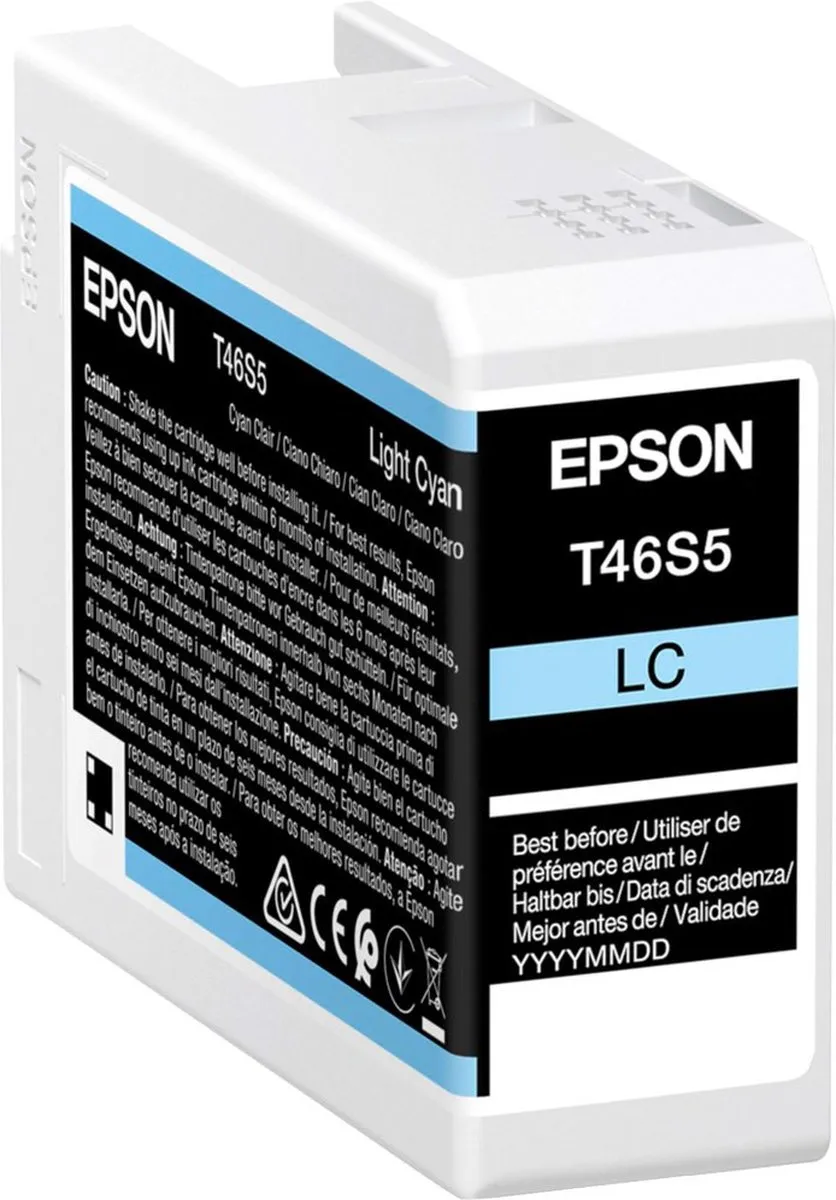 Epson C13T46S500 Cyan Inktcartridge - 25ml