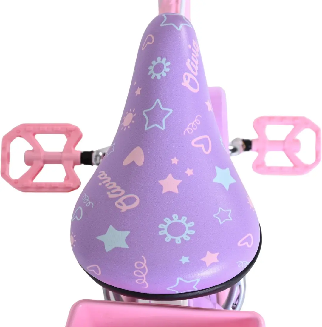 Volare Olivia Kinderfiets 16" - Roze - 1 Versnelling