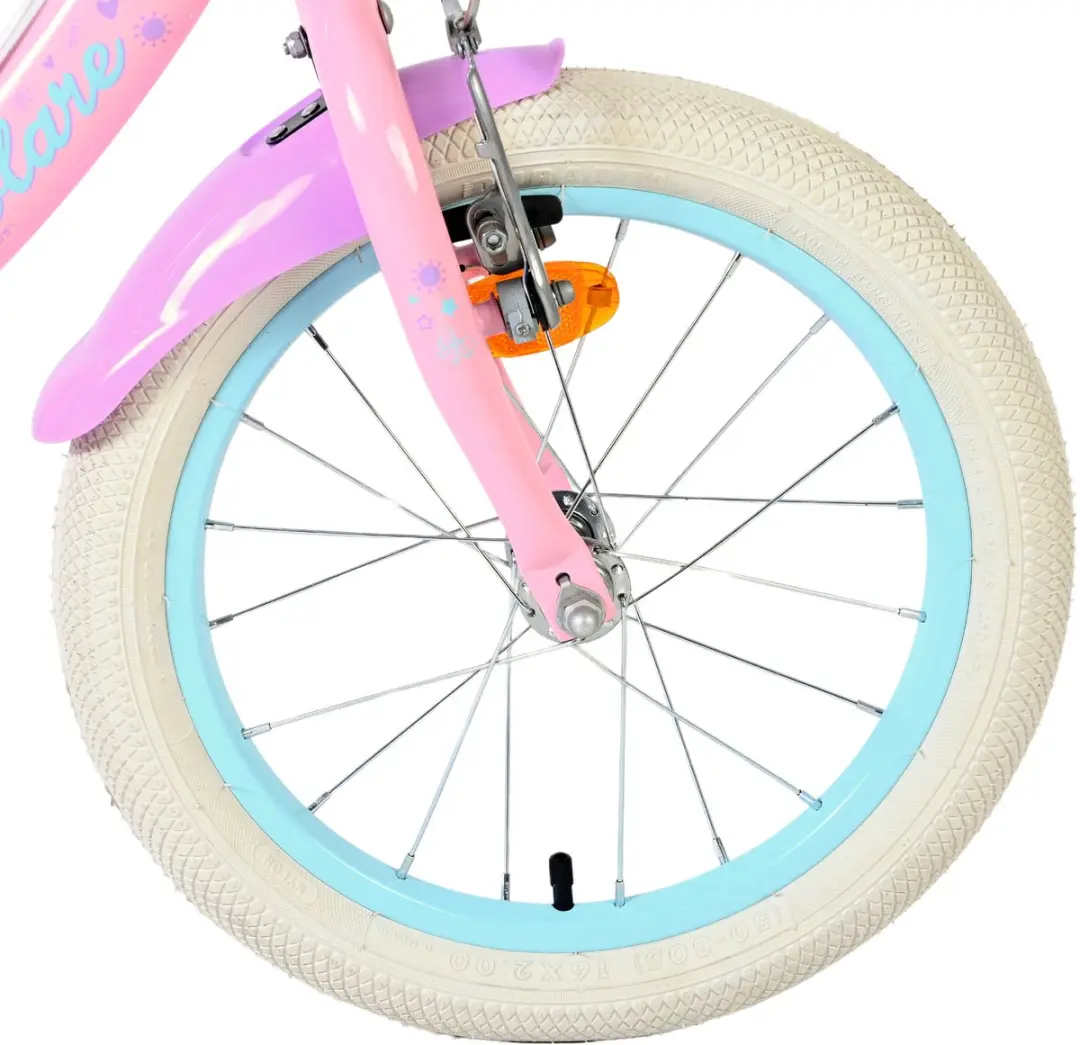 Volare Olivia Kinderfiets 16" - Roze - 1 Versnelling