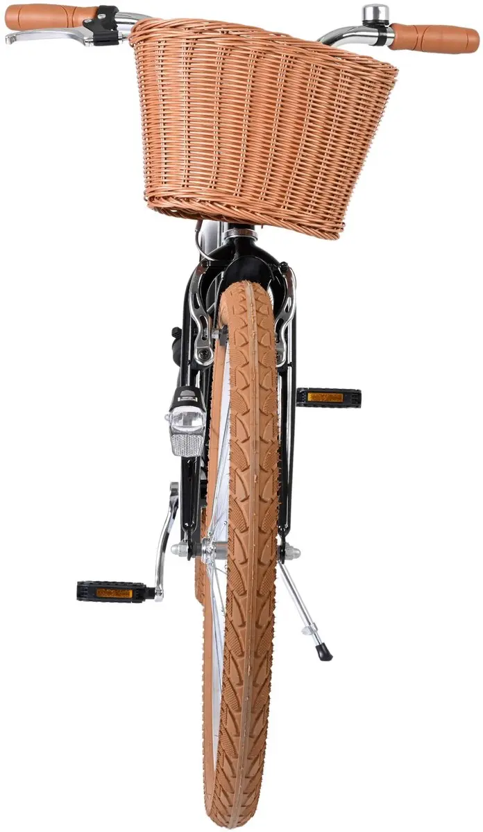 Volare Ashley Kinderfiets 24" - 1 Versnelling - Zwart