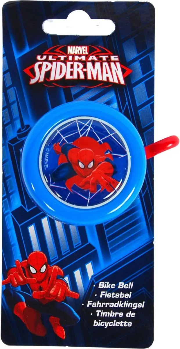 Volare Spider-Man Fietsbel - Blauw