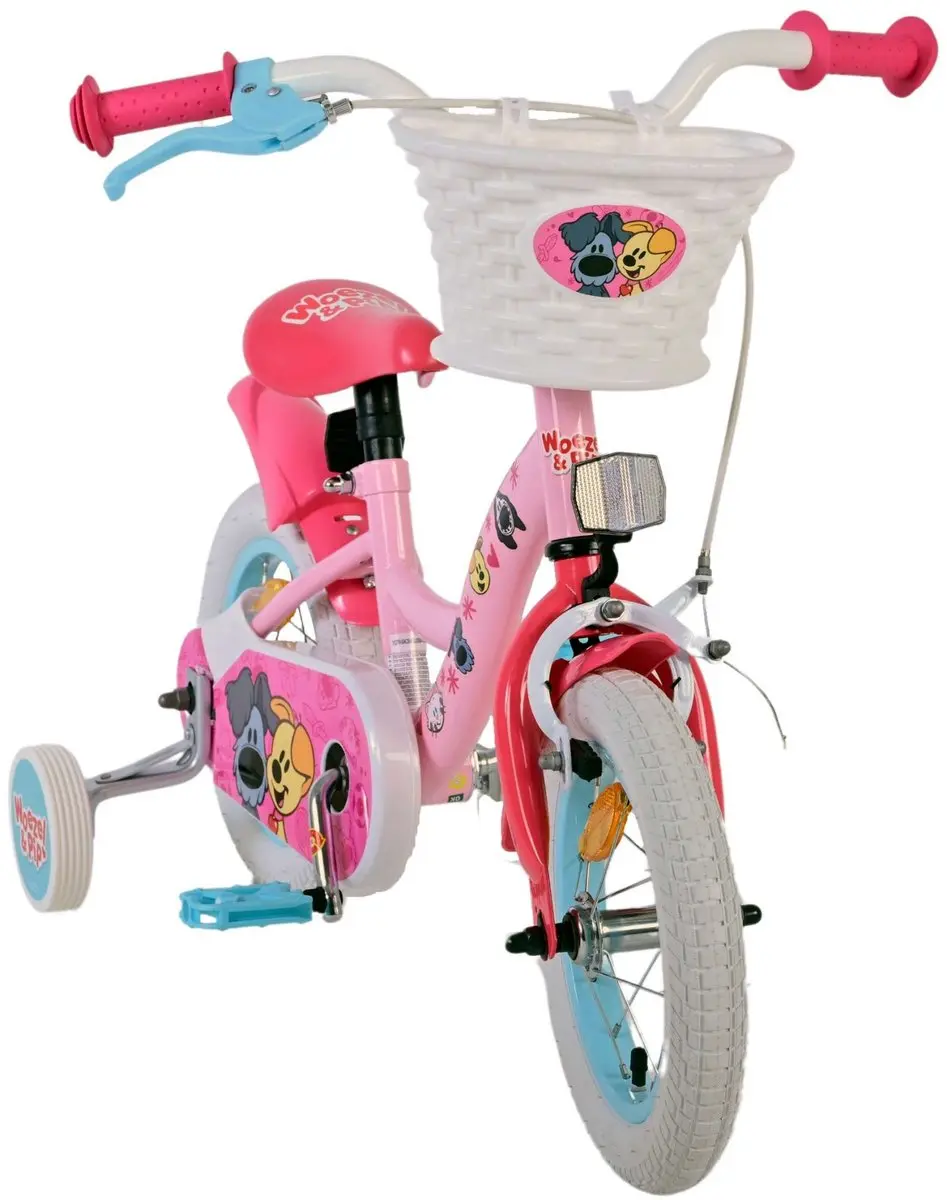 Volare Woezel & Pip Kinderfiets 12 inch - Roze - afbeelding 6 van 6