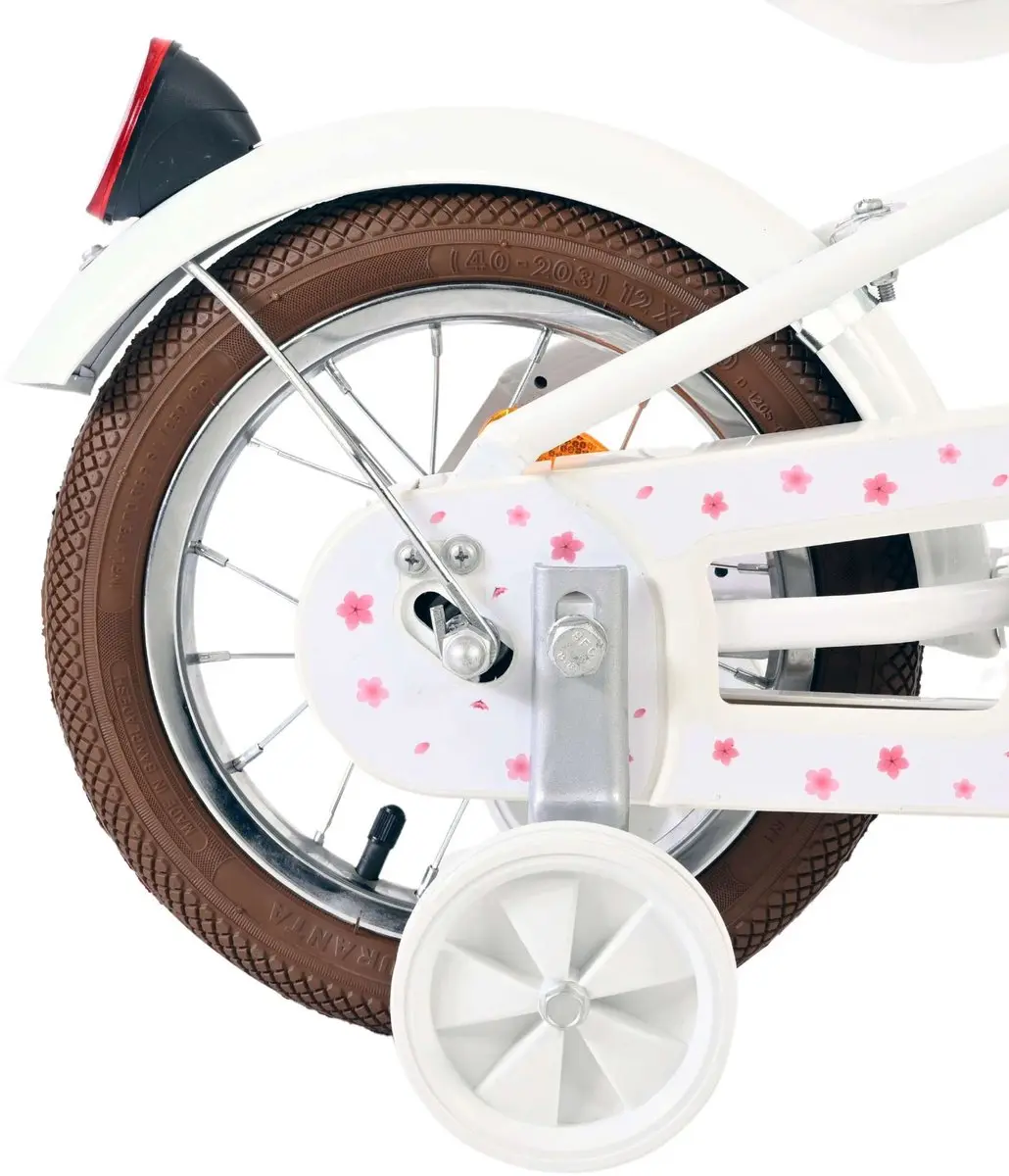 Volare Blossom Kinderfiets 12 inch - Meisjes - Wit