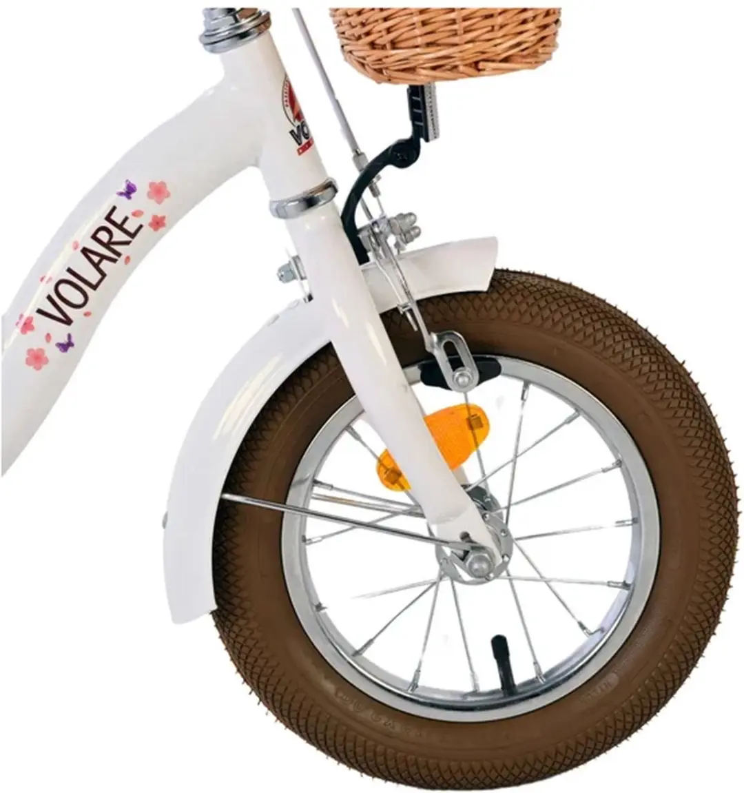 Volare Blossom Kinderfiets 12 inch - Meisjes - Wit
