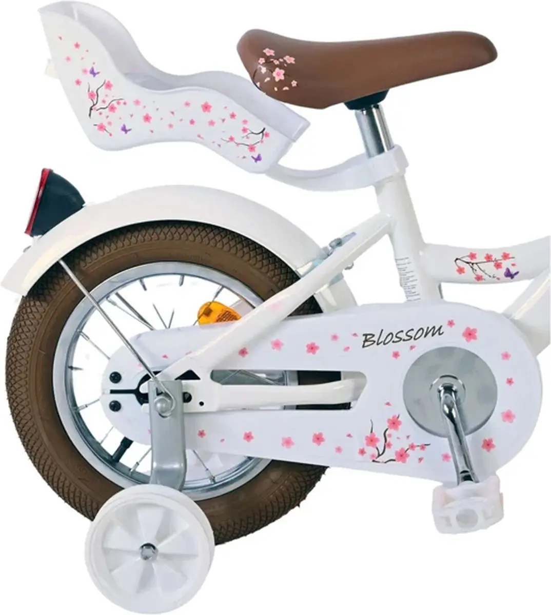 Volare Blossom Kinderfiets 12 inch - Meisjes - Wit