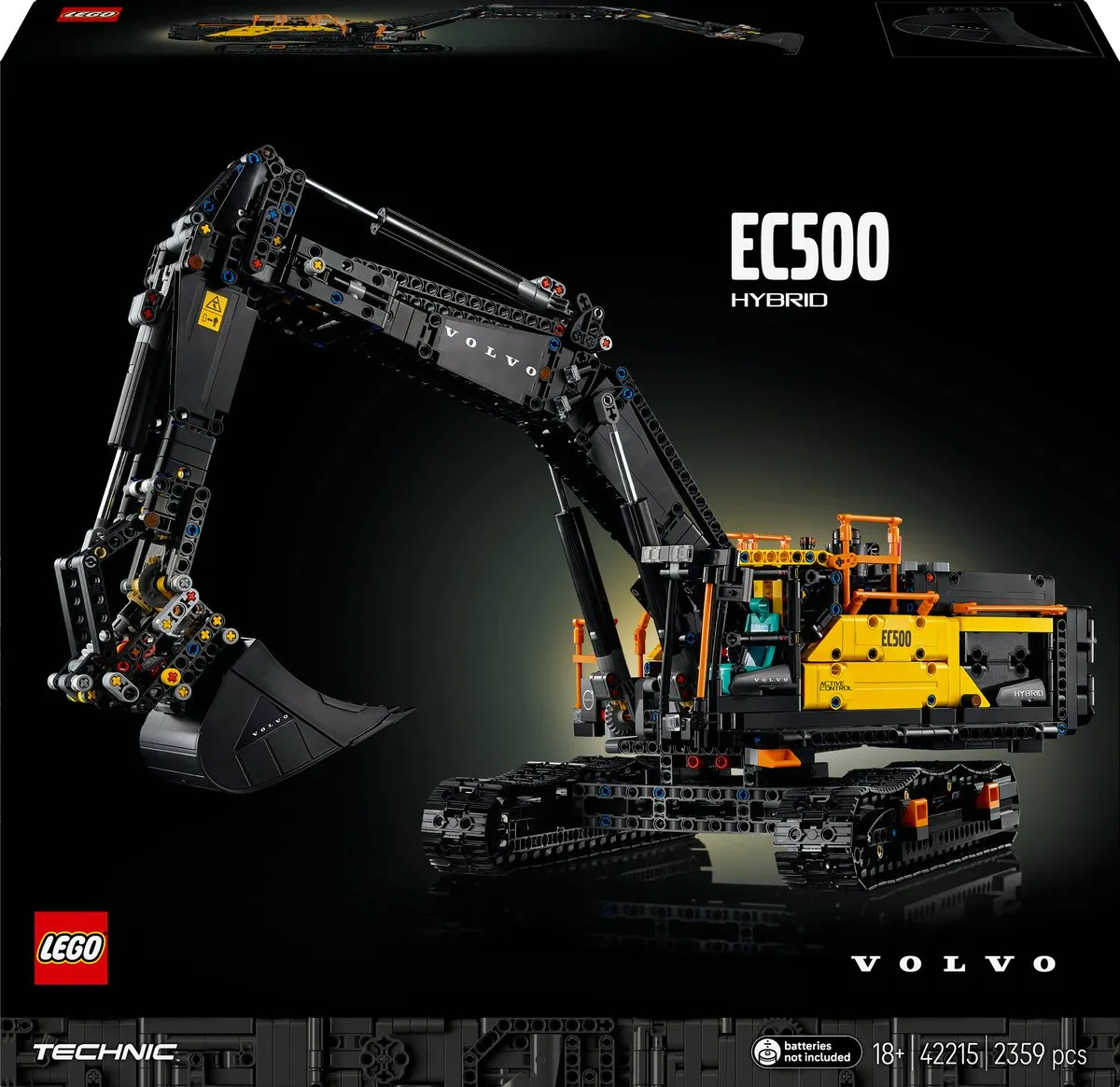LEGO Technic Volvo EC500 Hybrid Graafmachine 42215 - 2359 Stukken