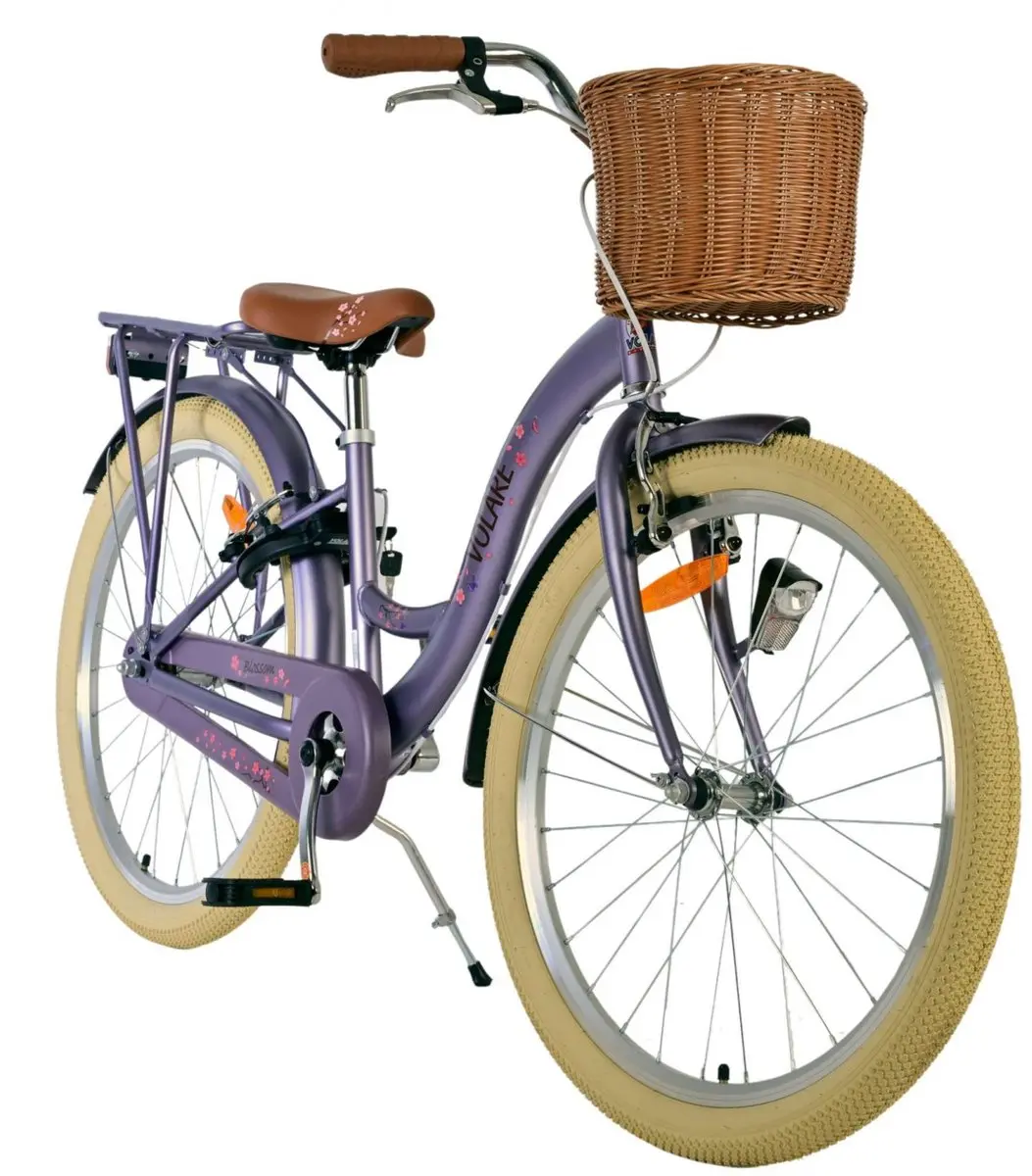 Volare Blossom Kinderfiets 24 inch - Paars - 1 Versnelling