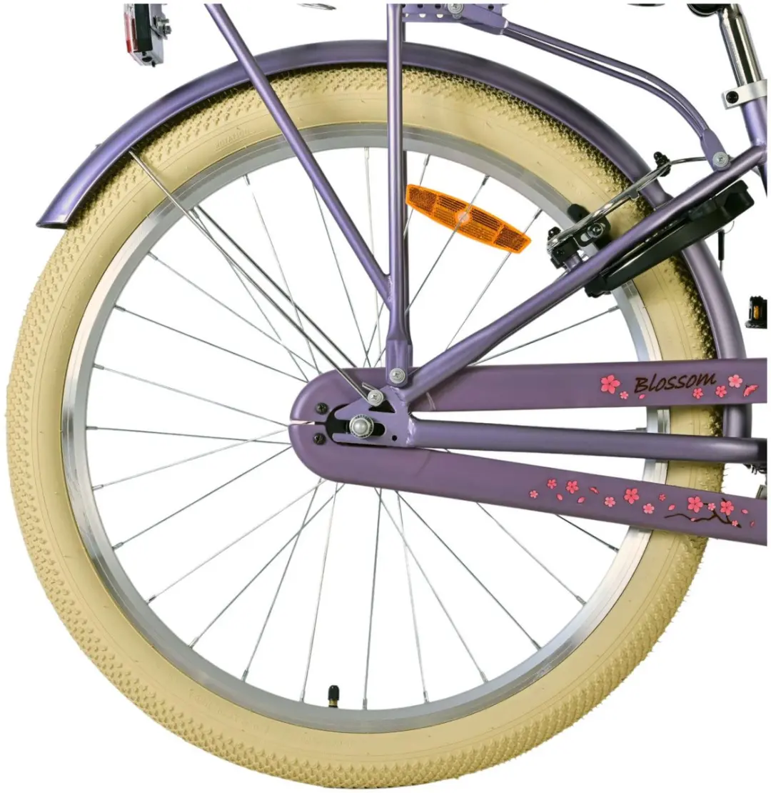 Volare Blossom Kinderfiets 24 inch - Paars - 1 Versnelling