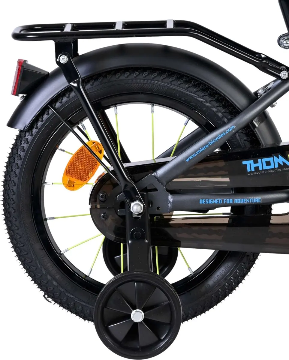 Volare Thombike Kinderfiets 14" - 1 Versnelling - Blauw/Grijs