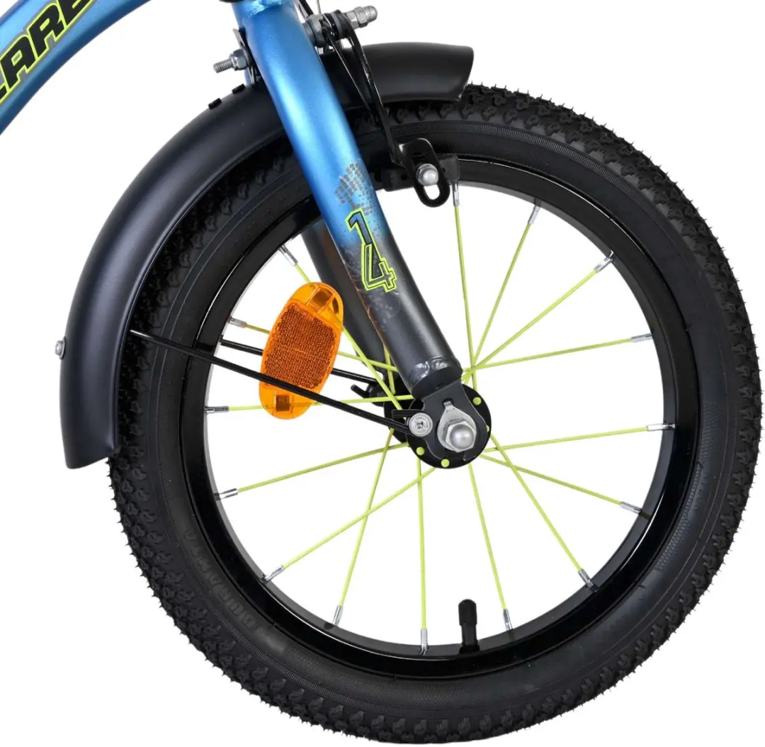 Volare Thombike Kinderfiets 14" - 1 Versnelling - Blauw/Grijs - afbeelding 6 van 6