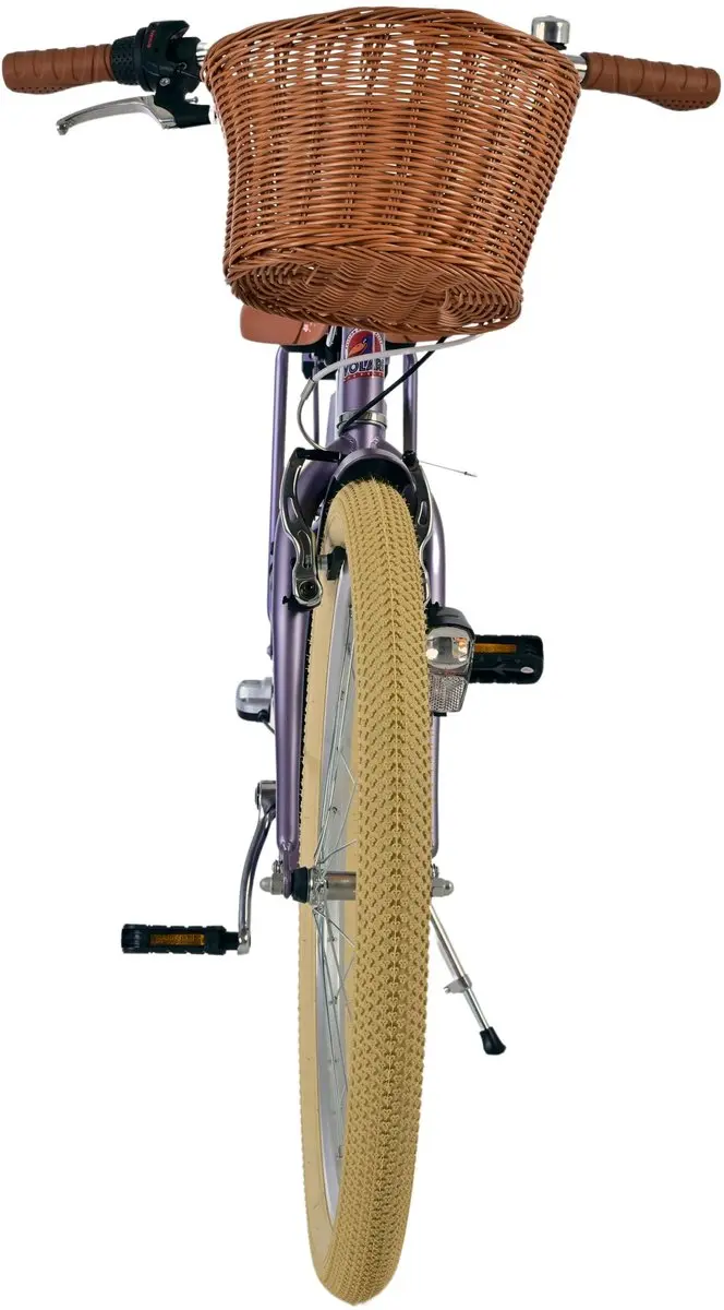 Volare Blossom Kinderfiets 24 inch - 3 Versnellingen - Paars - afbeelding 6 van 6