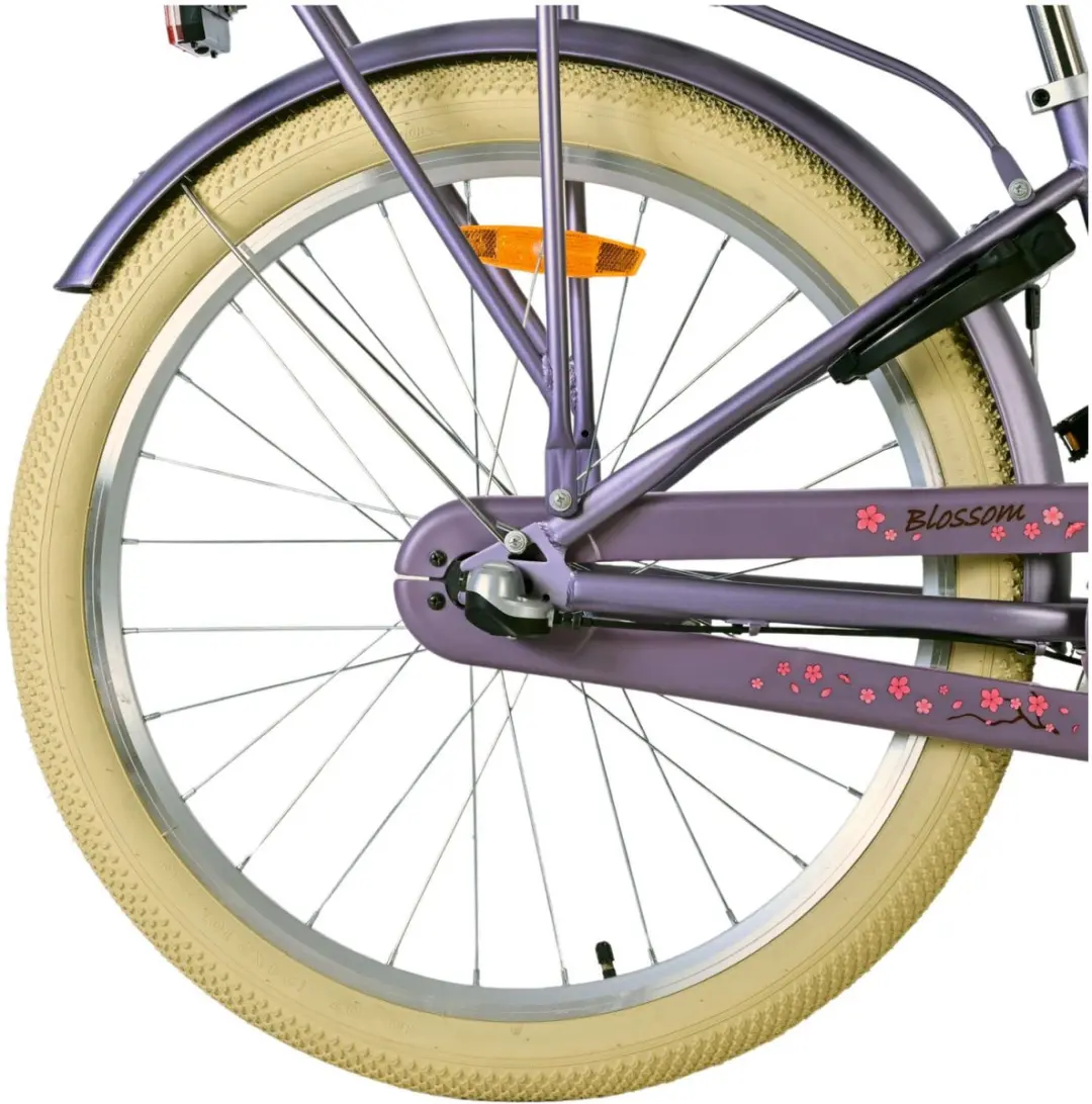 Volare Blossom Kinderfiets 24 inch - 3 Versnellingen - Paars