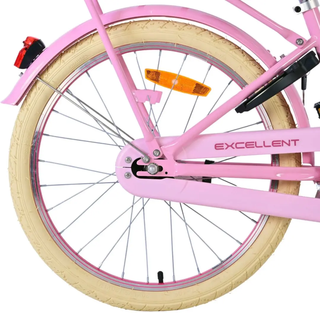 Volare Excellent Kinderfiets 20" - Meisjes - 1 Versnelling - Roze