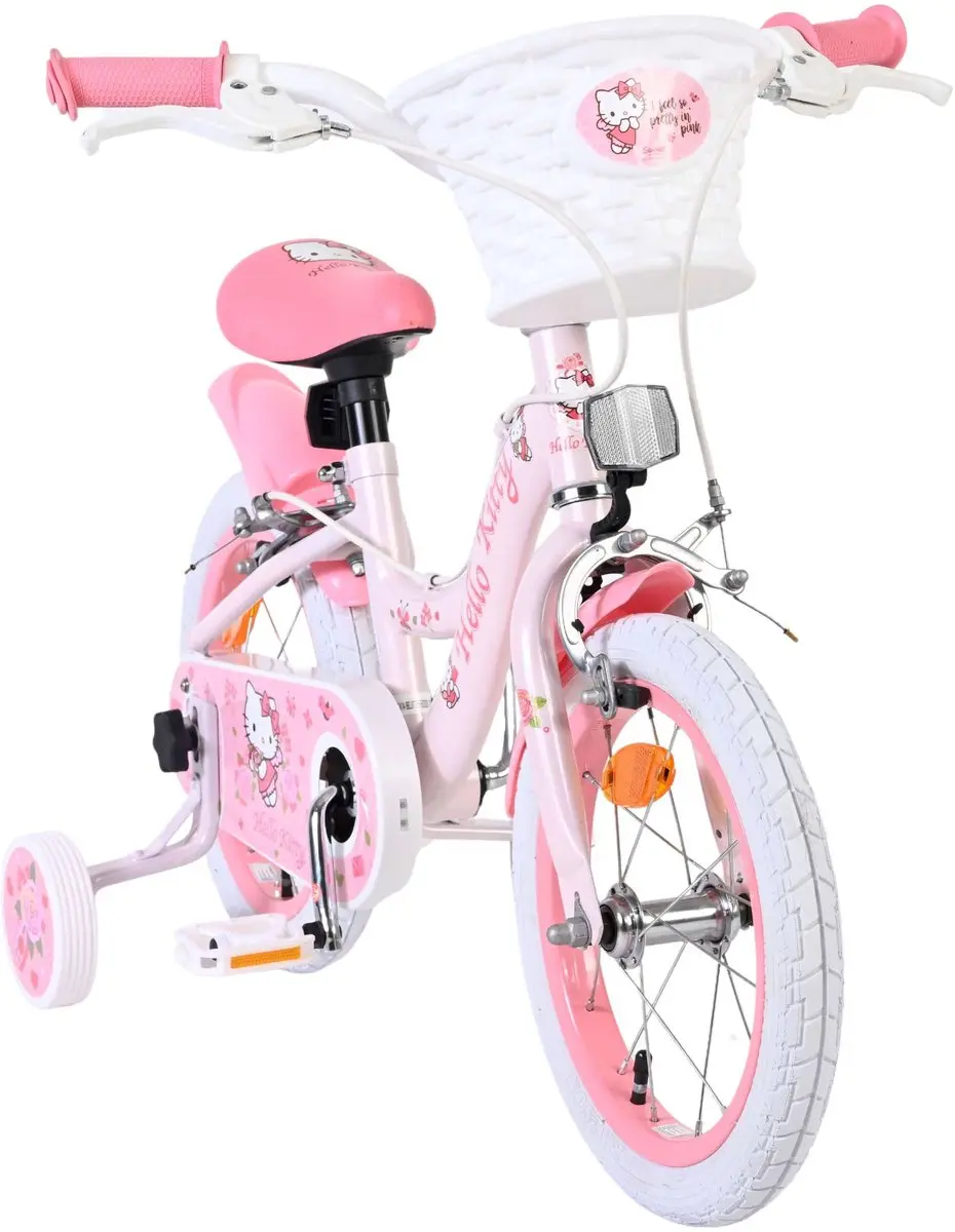 Volare Hello Kitty Kinderfiets 14 inch - Roze - 1 Versnelling