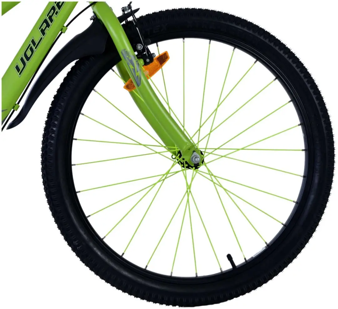 Volare Rocky Kinderfiets 24" - 3 Versnellingen - Groen