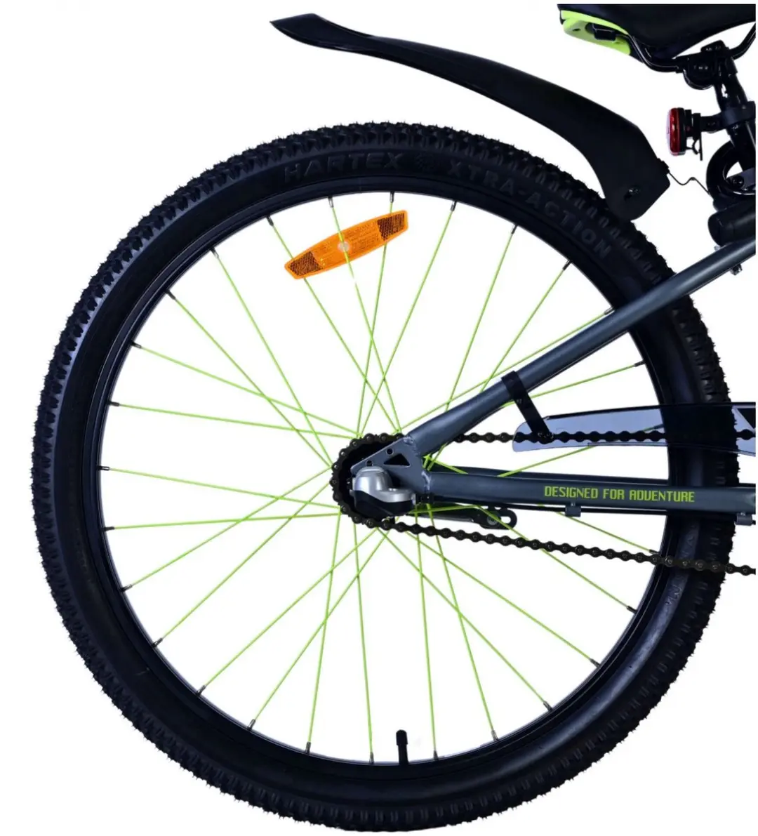 Volare Rocky Kinderfiets 24" - 3 Versnellingen - Groen