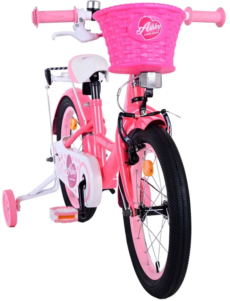 Volare Ashley Kinderfiets 16 inch - Roze/Rood