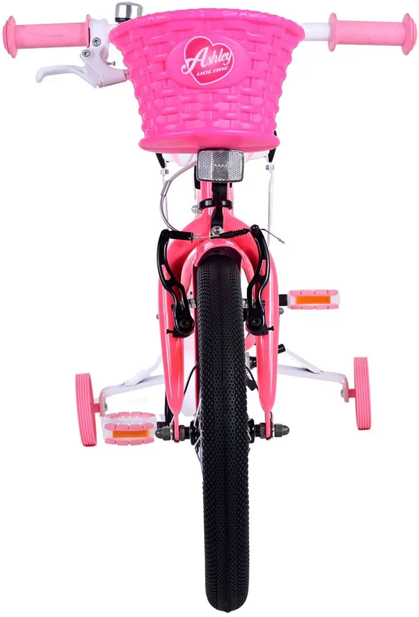 Volare Ashley Kinderfiets 16 inch - Roze/Rood - afbeelding 6 van 6