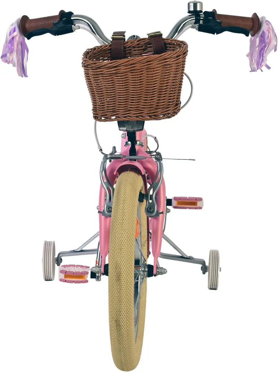 Volare Blossom Kinderfiets 16 inch - Roze - Twee Handremmen - afbeelding 6 van 6