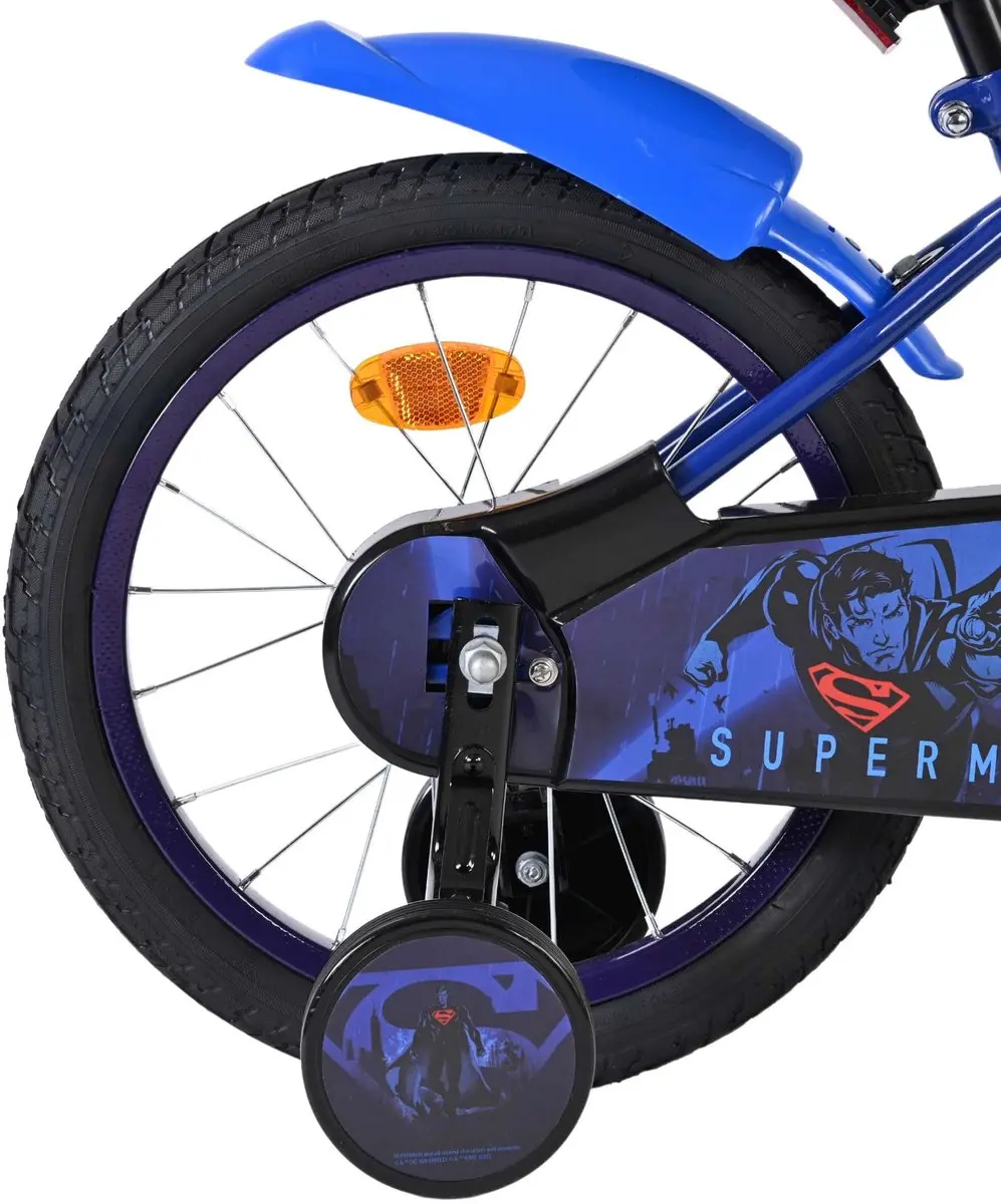 Volare Superman Kinderfiets 16 inch - 1 Versnelling - Blauw