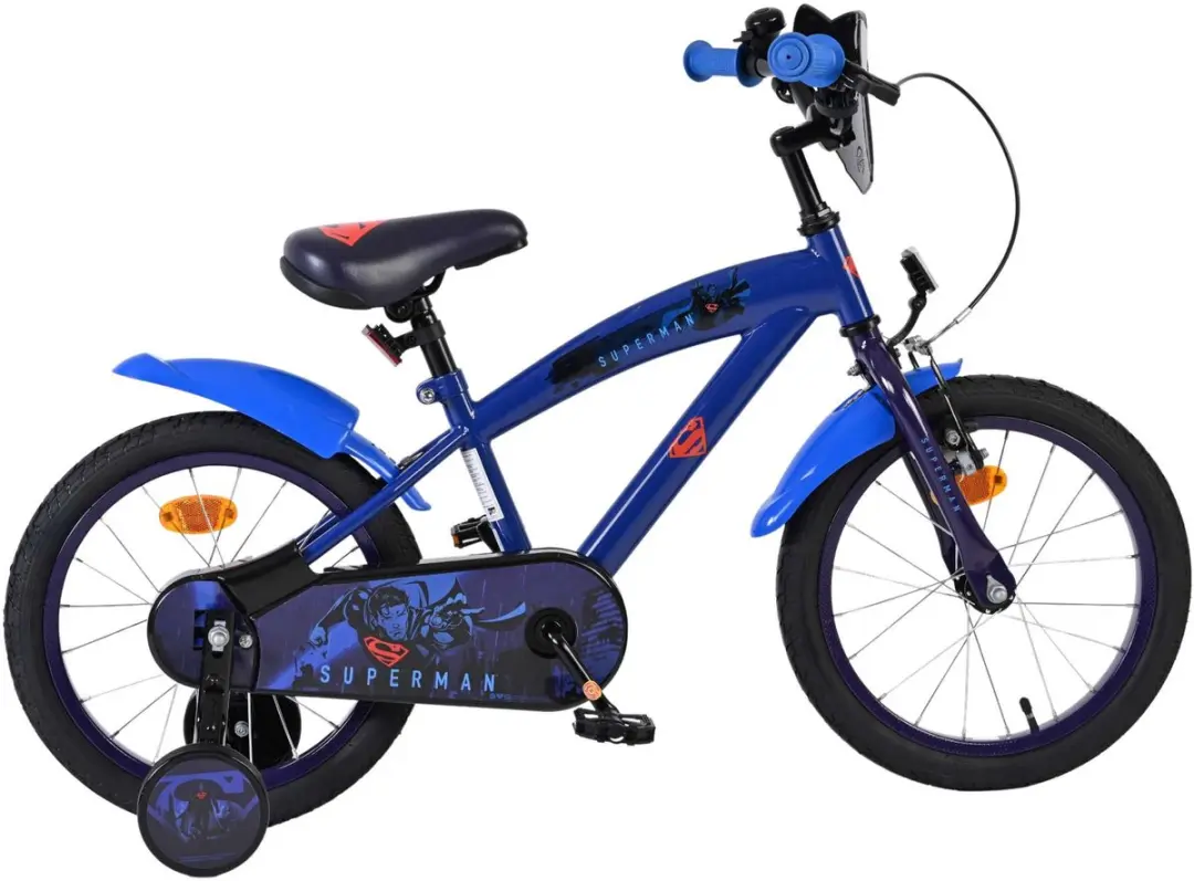 Volare Superman Kinderfiets 16 inch - 1 Versnelling - Blauw