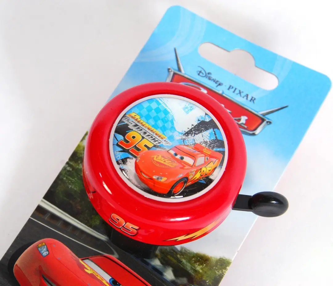 Volare Disney Cars Fietsbel - Rood