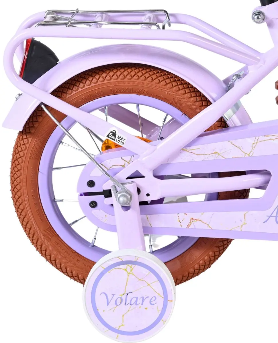 Volare Ashley Kinderfiets 12" - Meisjes - Lila