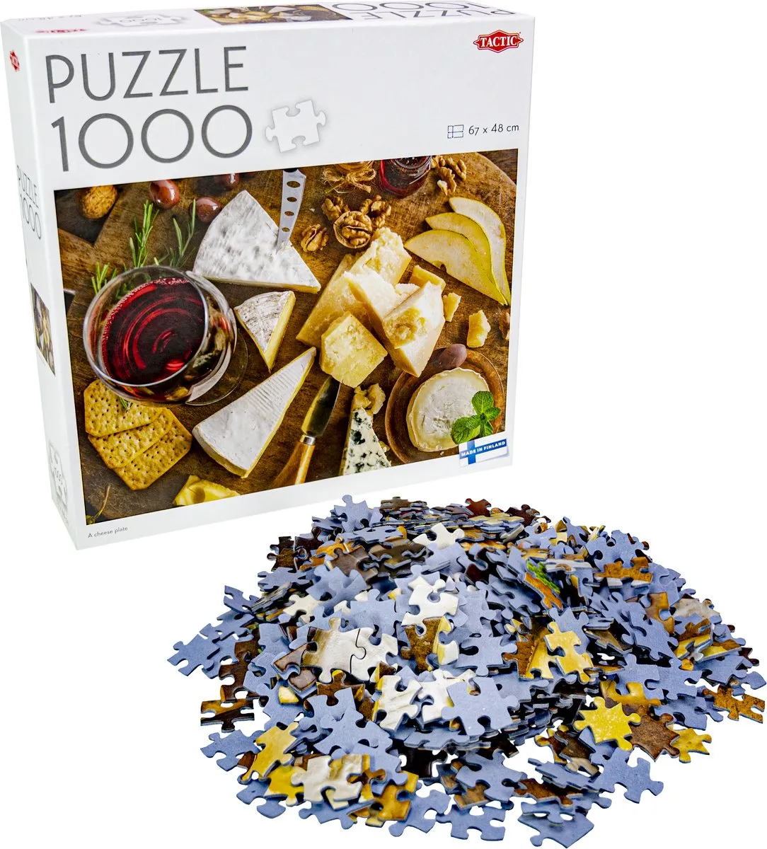 Tactic A Cheese Plate Puzzel 1000 Stuks - Scandinavisch