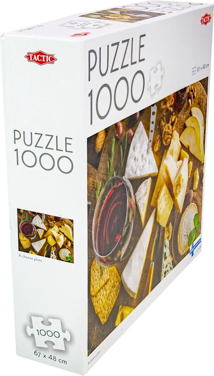 Tactic A Cheese Plate Puzzel 1000 Stuks - Scandinavisch