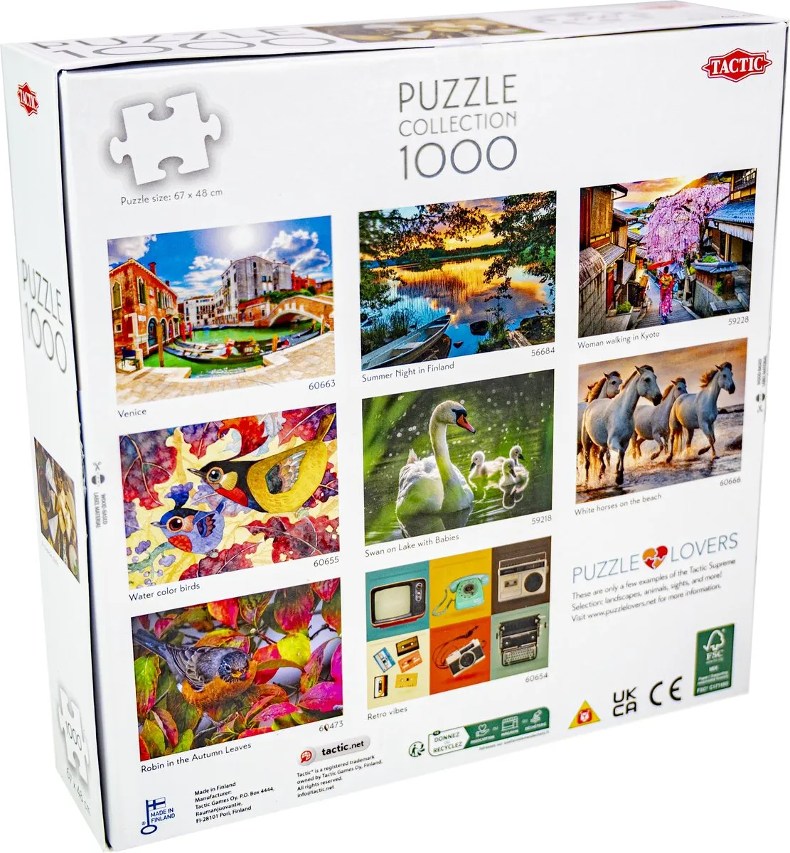 Tactic A Cheese Plate Puzzel 1000 Stuks - Scandinavisch