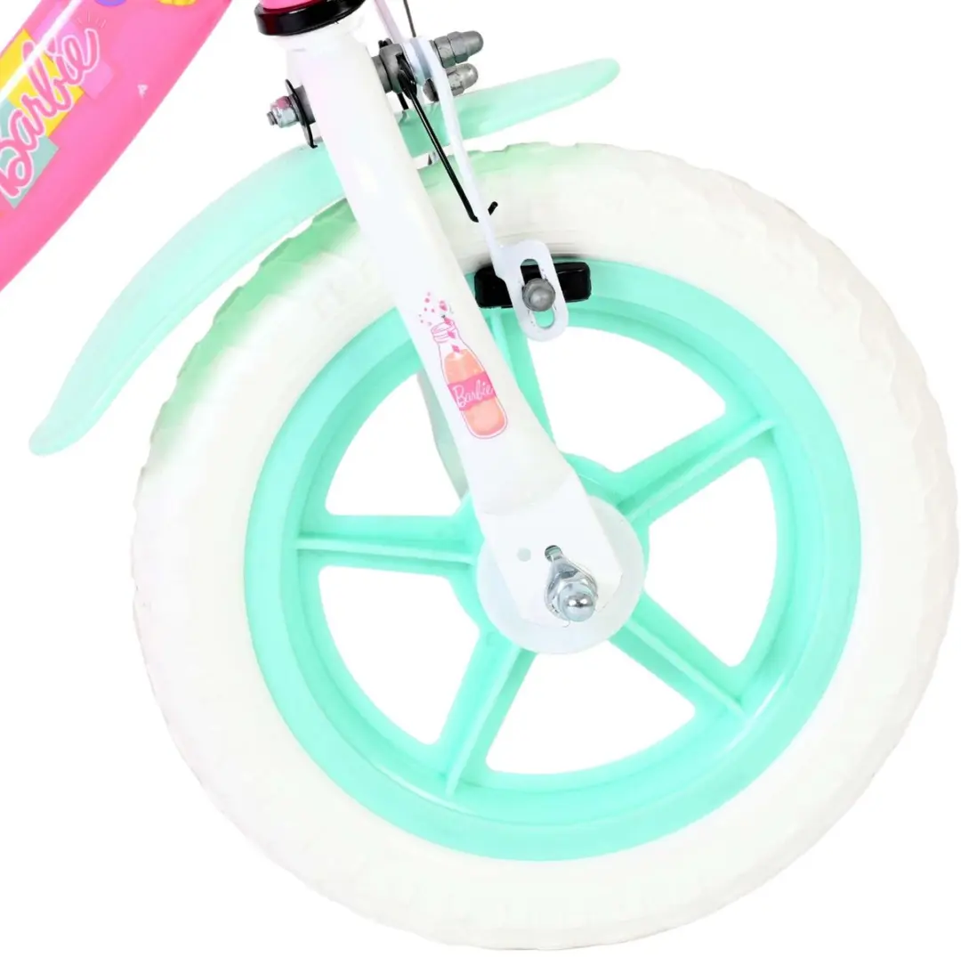 Volare Barbie Kinderfiets 12" - Roze - 1 Versnelling