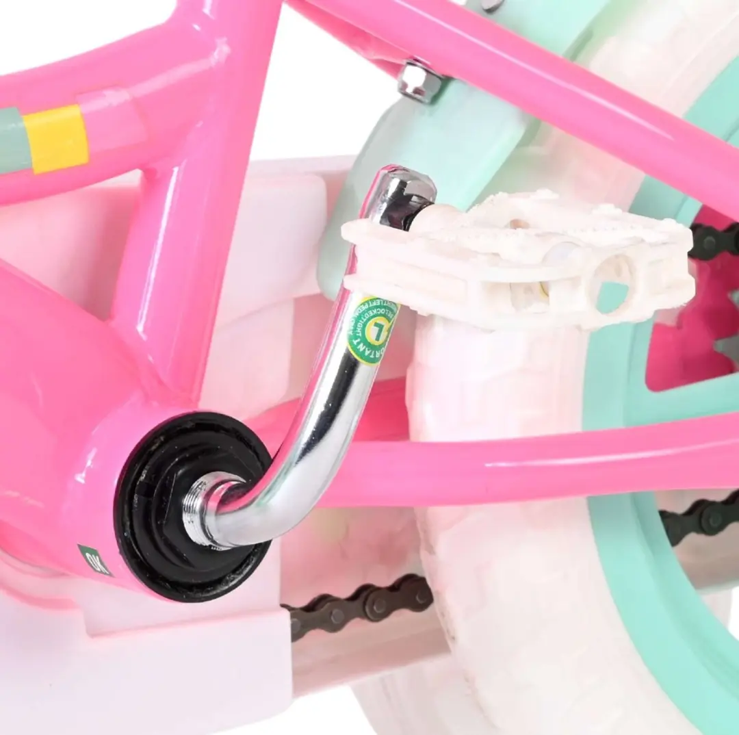 Volare Barbie Kinderfiets 12" - Roze - 1 Versnelling - afbeelding 6 van 6