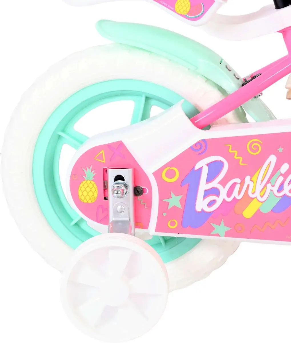 Volare Barbie Kinderfiets 12" - Roze - 1 Versnelling