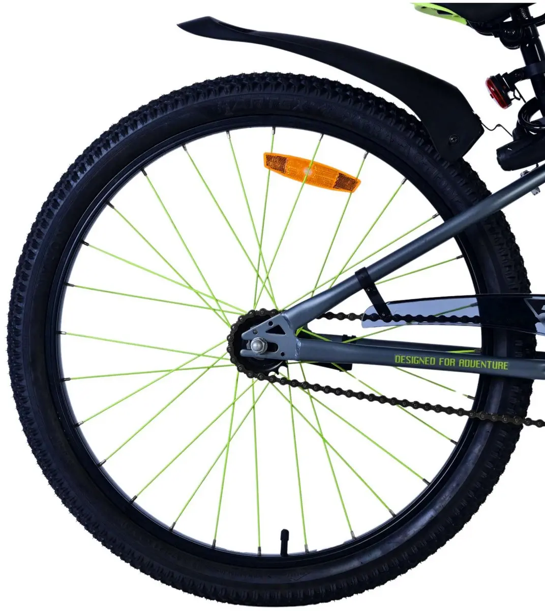 Volare Rocky Kinderfiets 24" - 1 Versnelling - Groen